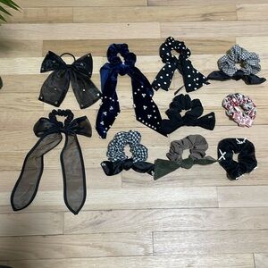 Hair Bow scrunchie bundle